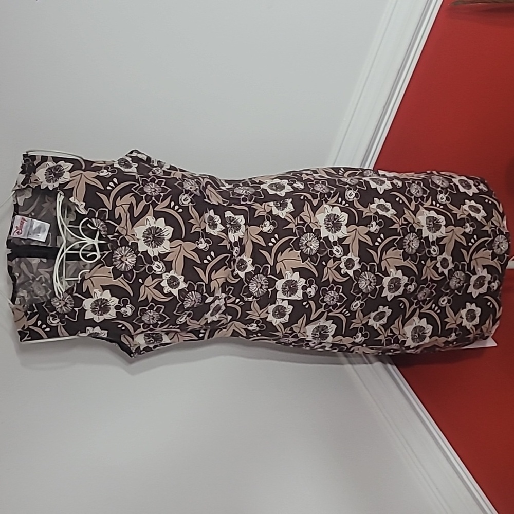 Disney Store Mickey Minnie Floral Maxi Dress Size Small VINTAGE